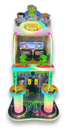 Детский игровой аппарат  Двойная Стрелялка "Зомби Атака"